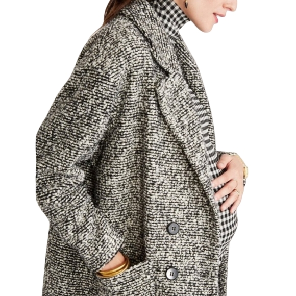 HATCH Maternity Tweed Coat - Picture 5 of 15